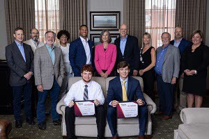 2023 High Foundation Scholarship Winners with the High Foundation Board