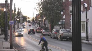 Kid on a bike with SOWE streetlights turning on behind
High Foundation grants